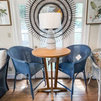 All Seasons Wicker and Teak Dining by Lloyd Flanders
