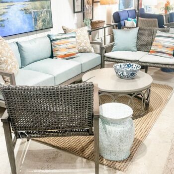 Santa Barbara Sofa and Harbor Set by Summer Classics