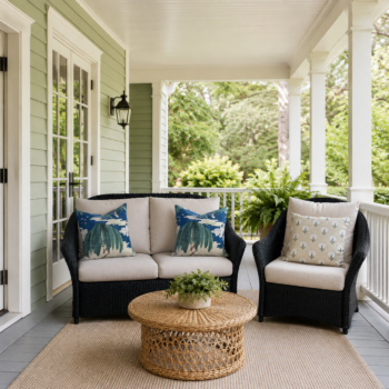 Weekend Retreat Loveseat Set by Lloyd Flanders